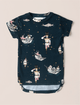 Camiseta-Alongada-The-Mini-Forest-Soldadinho-de-Chumbo-Petroleo