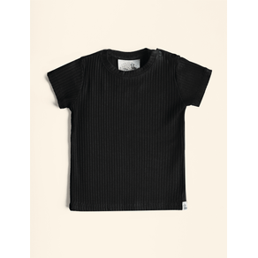 Camiseta-Malha-Canelada-The-Mini-Forest-Preta Camiseta-Malha-Canelada-The-Mini-Forest-Preta