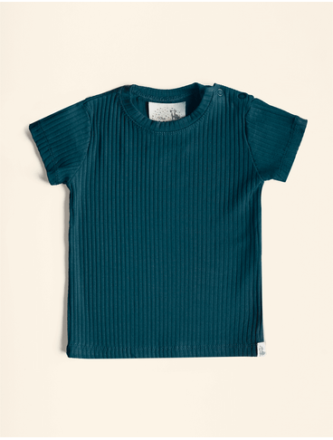 Camiseta-Malha-Canelada-The-Mini-Forest-Azul