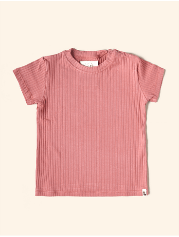 Camiseta-The-Mini-Forest-Malha-Canelada-Rose
