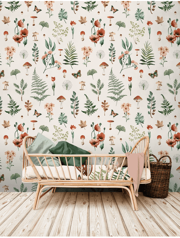 Papel-de-Parede-The-Mini-Forest-Botanica-Baunilha