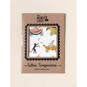 Cartela-Tattoo-The-Mini-Forest-Frutas Cartela-Tattoo-The-Mini-Forest-Frutas