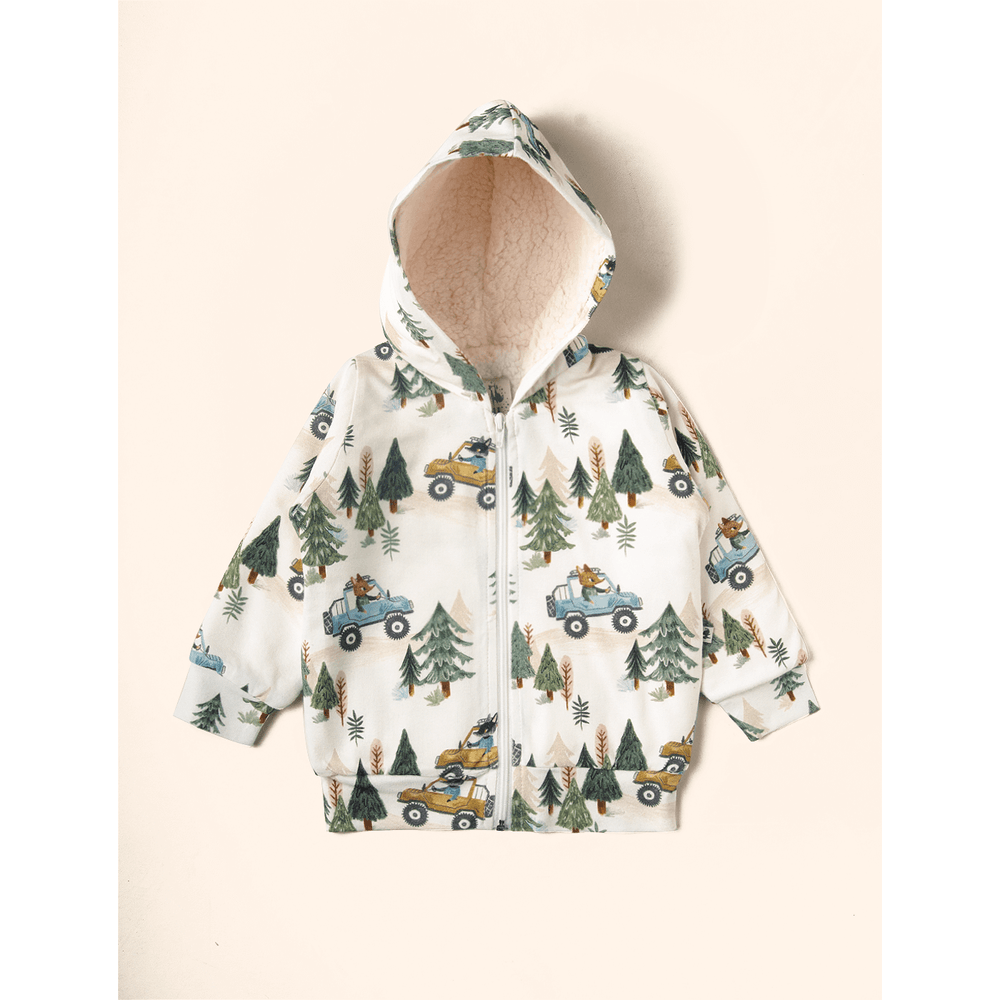 Blusa Manga Longa Babado Liberty Preta na The Mini Forest - theminiforest