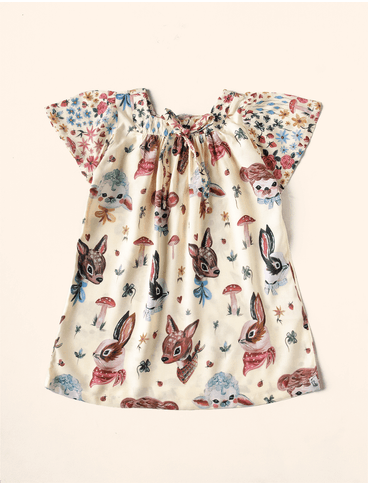 Vestido-Mangas-The-Mini-Forest-Cute-Amarelinho