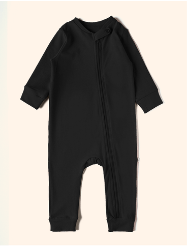 Macacao-Ziper-The-MiniForest-Cotton-Preto