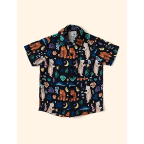 Camisa-The-Mini-Forest-Mundo-dos-Ursos-Preta
