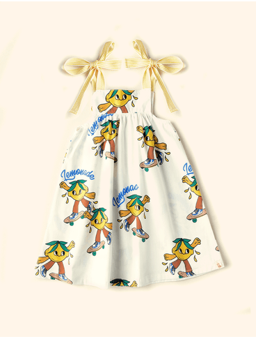 Vestido-infantil-The-Mini-Forest-alca-regulavel-com-o-limaozinho-skatista-mais-charmoso-de-toda-a-nossa-floresta-