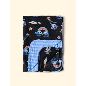 Mantinha-de-bebe-Unissex-The-Mini-Forest-embarcando-com-a-criancada-em-um-sonho-muito-divertido. Mantinha-de-bebe-Unissex-The-Mini-Forest-embarcando-com-a-criancada-em-um-sonho-muito-divertido.