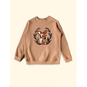 Conjunto-Infantil-Moletom-e-Calca-The-Mini-Forest-Little-Bambi-Creme-com-a-estampa-do-veadinho-mais-fofo-do-nosso-circo. Conjunto-Infantil-Moletom-e-Calca-The-Mini-Forest-Little-Bambi-Creme-com-a-estampa-do-veadinho-mais-fofo-do-nosso-circo.