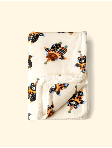 Manta-de-Bebe-Inverno-The-Mini-Forest-A-Alegria-do-Circo-trazendo-pecinhas-estampaas-infantis-muito-coloridas-