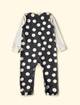 Conjunto-Infantil-Macacao-e-Blusa-The-Mini-Forest-Sweet-Dreams-Chumbo-trazendo-o-charme-das-bolinhas-para-o-dia-a-dia-da-criancada-
