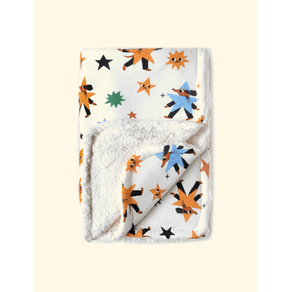 Manta-de-Bebe-Inverno-The-Mini-Forest-Vira-Estrela-Baunilha-com-as-estrelinhas-mais-fofas-para-compor-o-look-das-criancas.