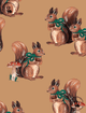 Macacao-Alca-Infantil-Squirrel-Caramelo-na-The-Mini-Forest-com-estampa-do-esquilinho-mais-fofo-da-floresta.