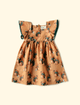 Vestido-Babado-Squirrel-Caramelo-na-The-Mini-Forest-com-estampa-do-esquilinho-mais-fofo-da-floresta.