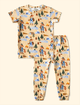 Pijama-Infantil-The-Mini-Forest-Acampando-Areia-com-estampa-do-acampamento-mais-aventureiro-do-bosque-encantado.