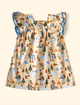 Vestido-Infantil-Manga-Dupla-The-Mini-Forest-Acampando-Areia-com-estampa-do-acampamento-mais-aventureiro-do-bosque-encantado.