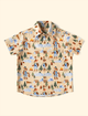 Camisa-Infantil-The-Mini-Forest-Acampando-Areia-com-estampa-do-acampamento-mais-aventureiro-do-bosque-encantado.