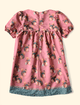Vestido-Infantil-The-Mini-Forest-Manga-Bufante--Squirrel-Rosa-Velho-com-estampa-do-esquilo-mais-fofo-da-floresta.