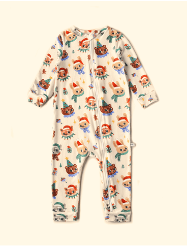 Macacao-de-Bebe-The-Mini-Forest-Noel-Baunilha-especial-para-as-criancas-passarem-o-natal-