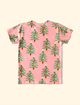 Camiseta-Infantil-The-Mini-Forest-Christmas-Tree-Rosa-especial-para-as-criancas-passarem-o-natal-