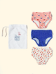 Kit-3-Calcinhas-Infantis-The-Mini-Forest-Bunny-Coral-a-colecao-perfeita-para-os-primeiros-meses-dos-bebes.