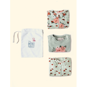 Kit-3-Macacoes-de-Bebe-The-Mini-Forest-Joaninha-Verde-a-colecao-perfeita-para-os-primeiros-meses-dos-bebes.
