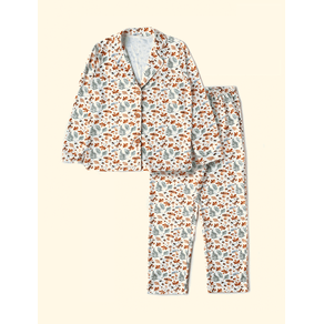 Pijama-Adulto-Botoes-The-Mini-Forest-Outono-Baunilha-a-colecao-perfeita-para-os-primeiros-meses-dos-bebes. Pijama-Adulto-Botoes-The-Mini-Forest-Outono-Baunilha-a-colecao-perfeita-para-os-primeiros-meses-dos-bebes.