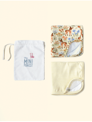 Kit-2-Paninhos-de-Boca-de-Bebe-The-Mini-Forest-Pequeno-Bambi--Amarelinho-a-colecao-perfeita-para-os-primeiros-meses-dos-bebes.