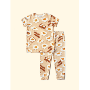 Pijama-Infantil-The-Mini-Forest-Gatovo-Amarelinho-trazendo-o-gatinho-mais-fofo-da-floresta-que-parede-um-ovo-frito.