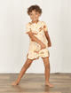 Pijama-Infantil-de-Verao-The-Mini-Forest-Gatovo-Amarelinho-trazendo-o-gatinho-mais-fofo-da-floresta-que-parede-um-ovo-frito.