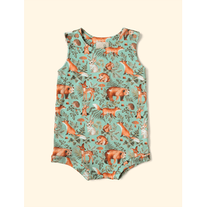 Romper-de-Bebe-The-Mini-Forest-Misterios-do-Bosque-Verde-com-os-animais-mais-amados-da-nossa-florestinha.