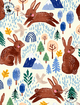 Kit-2-Macacoes-de-Bebe-The-Mini-Forest-Chuva-de-Coelhos-Baunilha-com-estampa-infantil-dos-coelhinhos-que-as-criancas-amam.