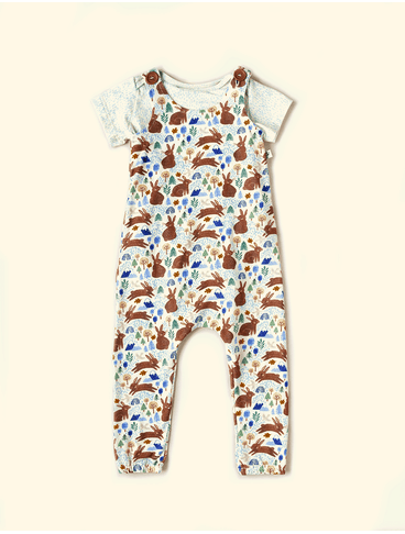 Conjunto-The-Mini-Forest-Chuva-de-Coelhos-Baunilha-com-estampa-infantil-dos-coelhinhos-que-as-criancas-amam.