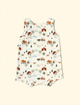 Romper-de-Bebe-The-Mini-Forest-Fazendinha-Baunilha-com-estampa-de-fazendinha-e-tratorzinho.