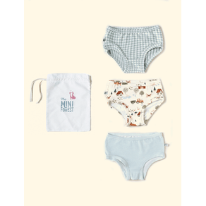 Kit-3-Calcinhas-Infantis-The-Mini-Forest-Fazendinha-Baunilha-com-estampa-de-fazendinha-e-tratorzinho. Kit-3-Calcinhas-Infantis-The-Mini-Forest-Fazendinha-Baunilha-com-estampa-de-fazendinha-e-tratorzinho.