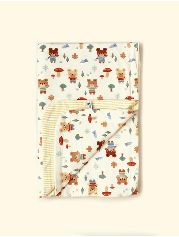Manta-de-Bebe-Verao-The-Mini-Forest-Meu-Ursinho-Baunilha-roupa-infantil-de-ursinhos.