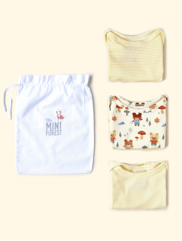 Kit-Bodies-de-Bebe-The-Mini-Forest-Meu-Ursinho-Baunilha-roupa-infantil-de-ursinhos.