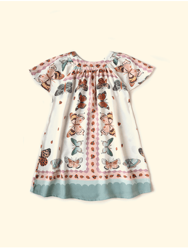 Vestido-Infantil-Soltinho-The-Mini-Forest-Borboletas-e-Joaninhas-Baunilha-as-roupas-infantis-com-estampas-unicase-ludicas.
