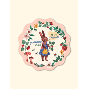 lugar-americano-colhe-coelho_the-mini-forest_coral lugar-americano-colhe-coelho_the-mini-forest_coral