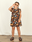 Vestido-Infantil-Manga-Dupla-The-Mini-Forest-Mascaras-da-Fauna-Preto-o-vestido-estampado-perfeito-para-as-criancas.