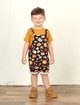 Jardineira-Infantil-The-Mini-Forest-Mascaras-da-Fauna-Preto-a-jardineira-estampada-perfeita-para-as-criancas.