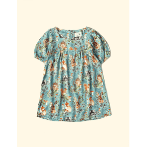 Vestido-Infantil-Manga-Bufante-The-Mini-Forest-Mini-Floresta-Azul-trazendo-os-bichinhos-escondidos-pela-nossa-florestinha.