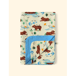 Manta-de-Bebe-Verao-The-Mini-Forest-Amigos-a-Beira-D-agua-Baunilha-a-roupinha-de-bebe-com-estampa-de-capivaras. Manta-de-Bebe-Verao-The-Mini-Forest-Amigos-a-Beira-D-agua-Baunilha-a-roupinha-de-bebe-com-estampa-de-capivaras.