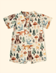 Macaquinho-Infantil-Botoes-The-Mini-Forest-Trilha-dos-Sonhos-Baunilha-com-estampa-de-urso-e-raposas-na-floresta.