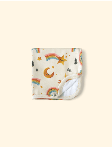 Paninho-de-Boca-de-Bebe-The-Mini-Forest-Vale-Encantado-Baunilha-roupinha-infantil-com-estampa-de-ceu.
