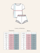 Pijama-Infantil-de-Verao-The-Mini-Forest-Andorinha-Azul-Baunilha-com-estampa-infantil-de-passaros-voando.