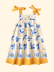 Vestido-Infantil-Alca-Barrado-The-Mini-Forest-Andorinha-Azul-Baunilha-com-estampa-infantil-de-passaros-voando.