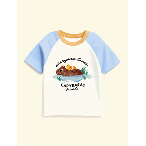 Camiseta-Infantil-Raglan-The-Mini-Forest-Amigos-a-Beira-D-Agua-Baunilha-a-t-shirt-infantil-mais-estilosa-e-confortavel. Camiseta-Infantil-Raglan-The-Mini-Forest-Amigos-a-Beira-D-Agua-Baunilha-a-t-shirt-infantil-mais-estilosa-e-confortavel.