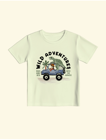 Camiseta-Infantil-The-Mini-Forest-Wild-Adventures-Verde-a-t-shirt-infantil-mais-estilosa-e-confortavel.
