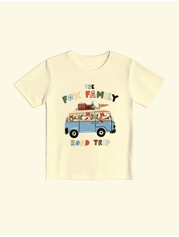 Camiseta-Infantil-The-Mini-Forest-Road-Trip-Amarelinha-a-t-shirt-infantil-mais-estilosa-e-confortavel.